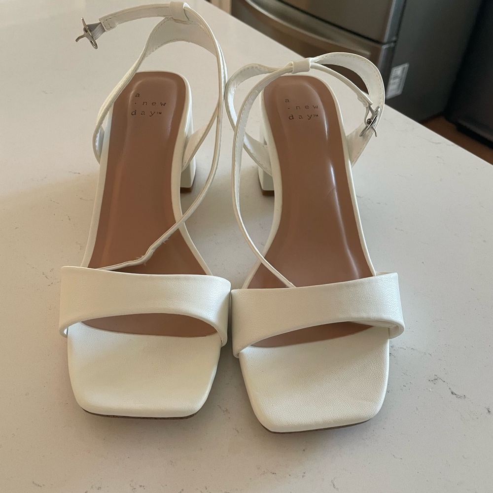 A New Day White Heels